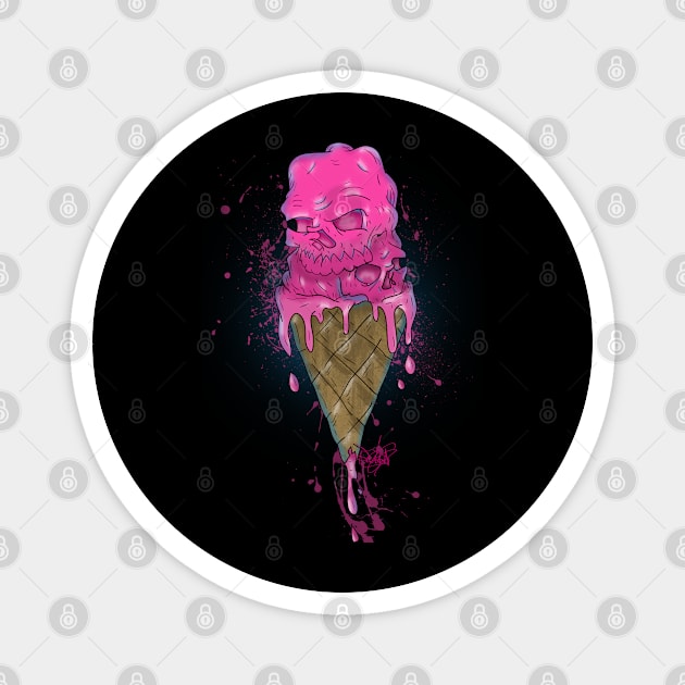 Ice Cream...I, Scream...you get it. Magnet by schockgraphics